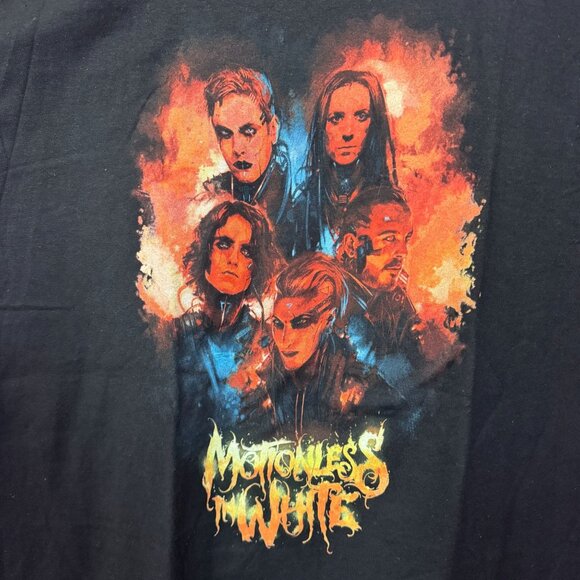 Motionless in White Scoring the End of the World Band Tee 2X - Picture 2 of 4